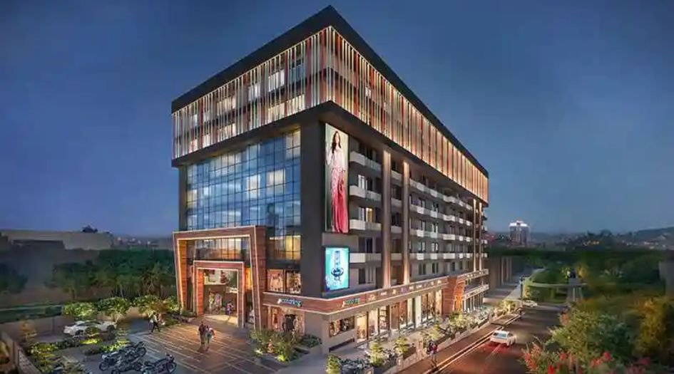 Dwarka Business Square Chakan  Banner