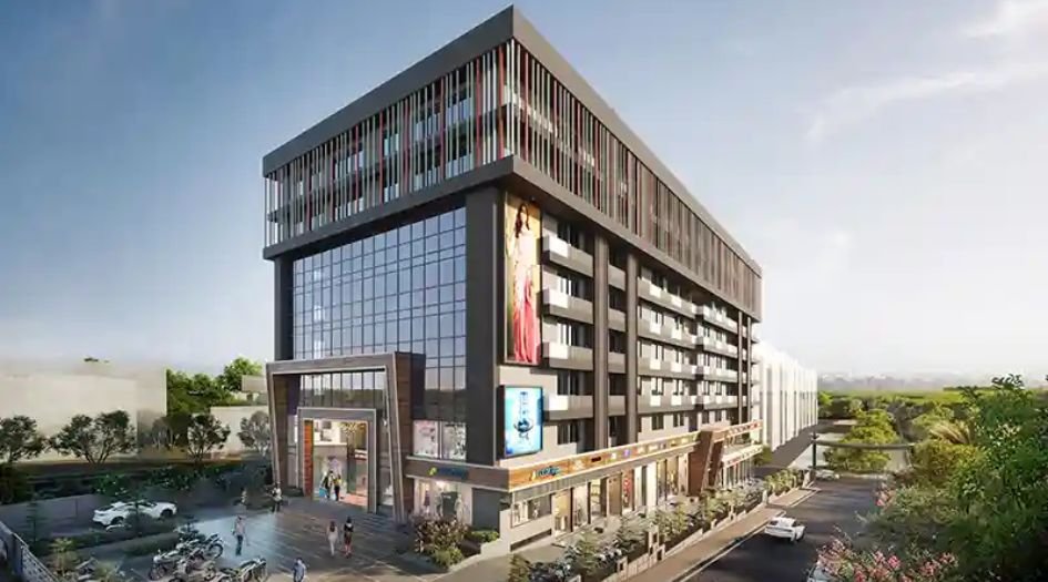 Dwarka Business Square Chakan  Banner