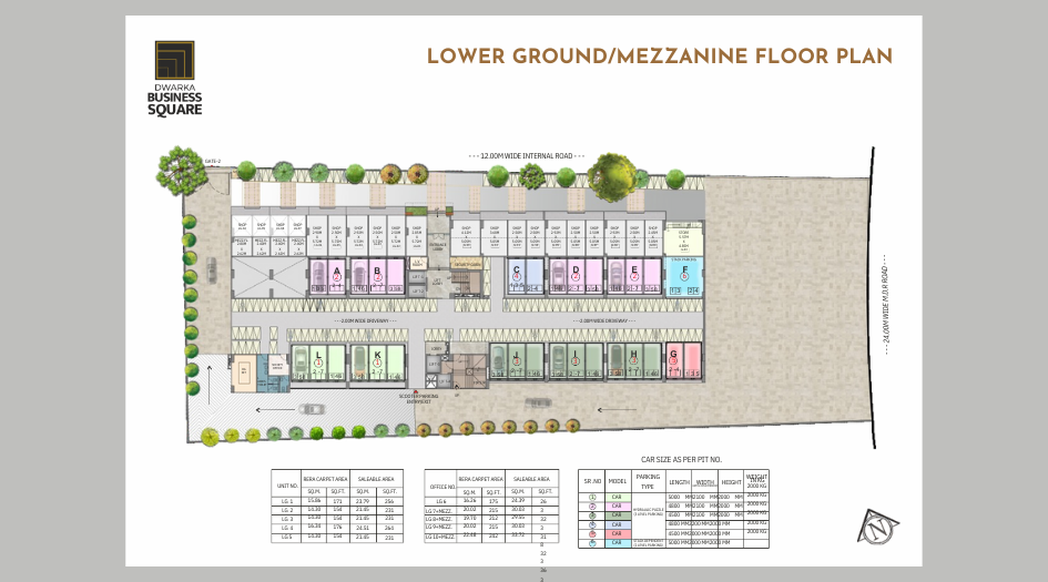 Dwarka-Business-Square-Ground-Floor-Plan