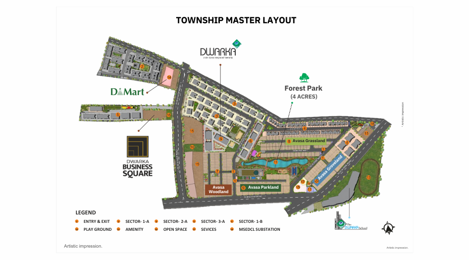 Dwarka-Business-Square-Master-Layout
